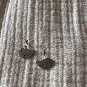 Silver Bird Earrings